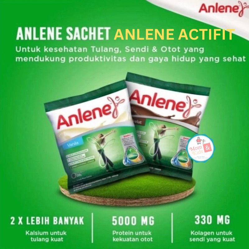 

ANLENE ACTIFIT RENCENG VANILA COKLAT 22GR X 10 SACHET | ANLENE ACTIFIT 10 SACHET