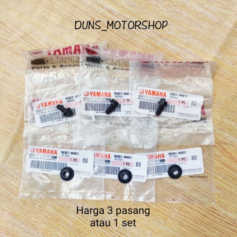 Bosh + baut spakbor depan mio sporty mio smile fino mio soul original yamaha