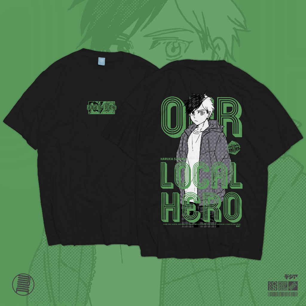 Kaos Haruka Sakura Wind Breaker Bofurin Anime Manga T-Shirt Baju Wibu Jepang DJA Cloth
