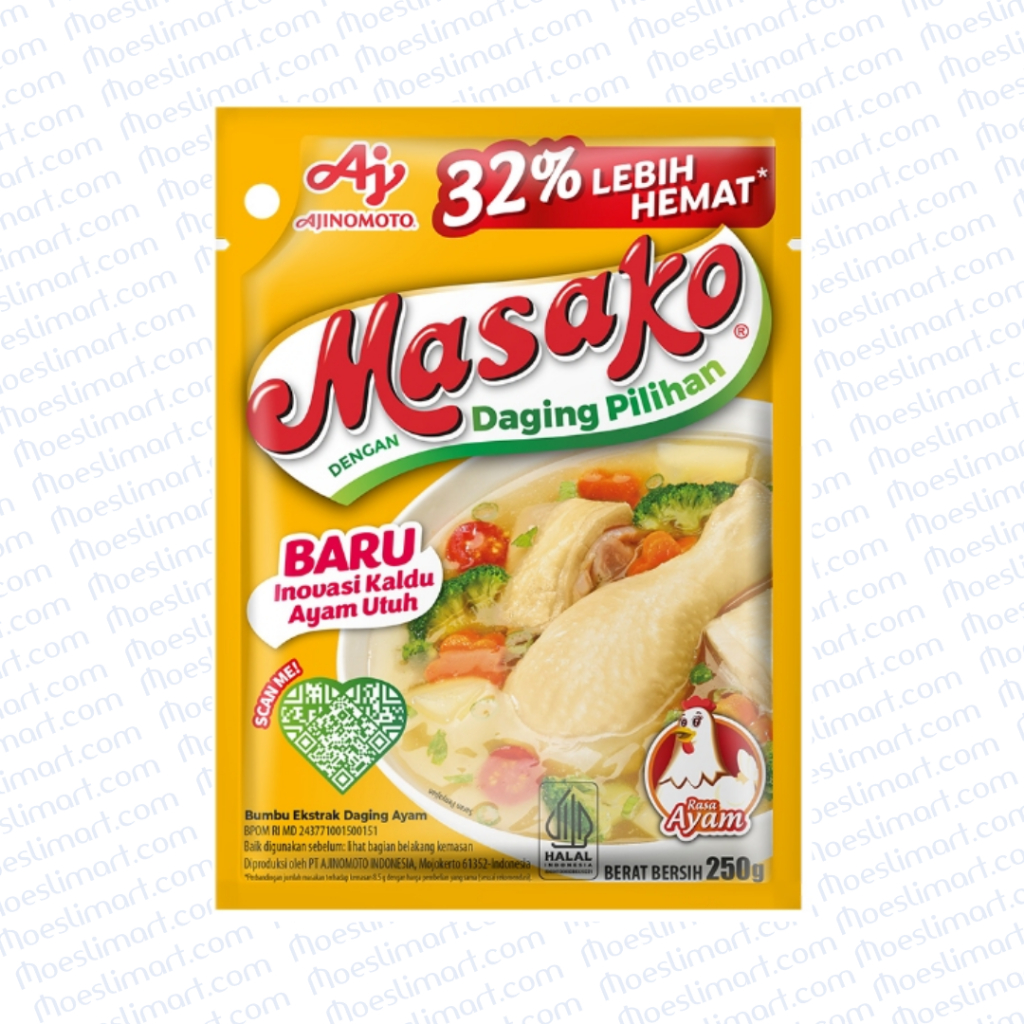 

Masako Bumbu Kaldu Penyedap Rasa Ayam 250 g