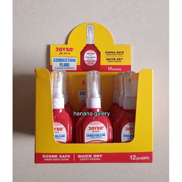 

ART O96P 6 PCS TIPE X CAIR JOYKO JK11A JK1 CORRECTION FLUID TIPEX TIPEX TIPEX JOYKO