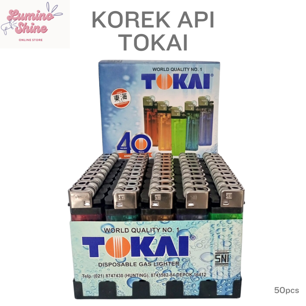 Korek Api TOKAI 50 Pcs Grosir