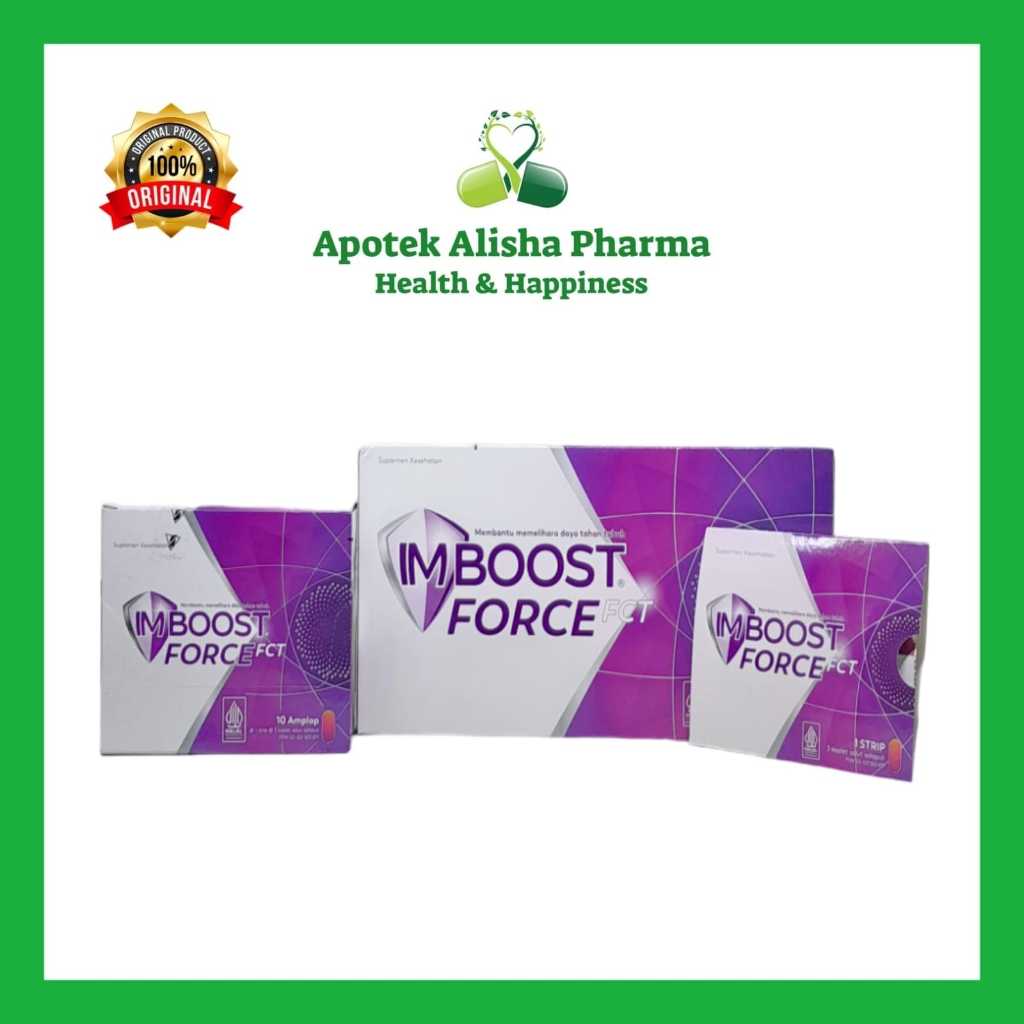 Imboost Force Tablet (Strip 3/10tablet ) Suplemen Kesehatan Daya Tahan Tubuh / Immunomodulator / Imb