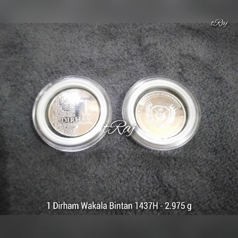 Dirham Wakala Bintan 1437 H - 2.975 gr - Perak Fine Silver 999