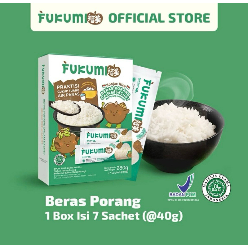 

FUKUMI Beras Porang Box - Shirataki/Konjac Rice