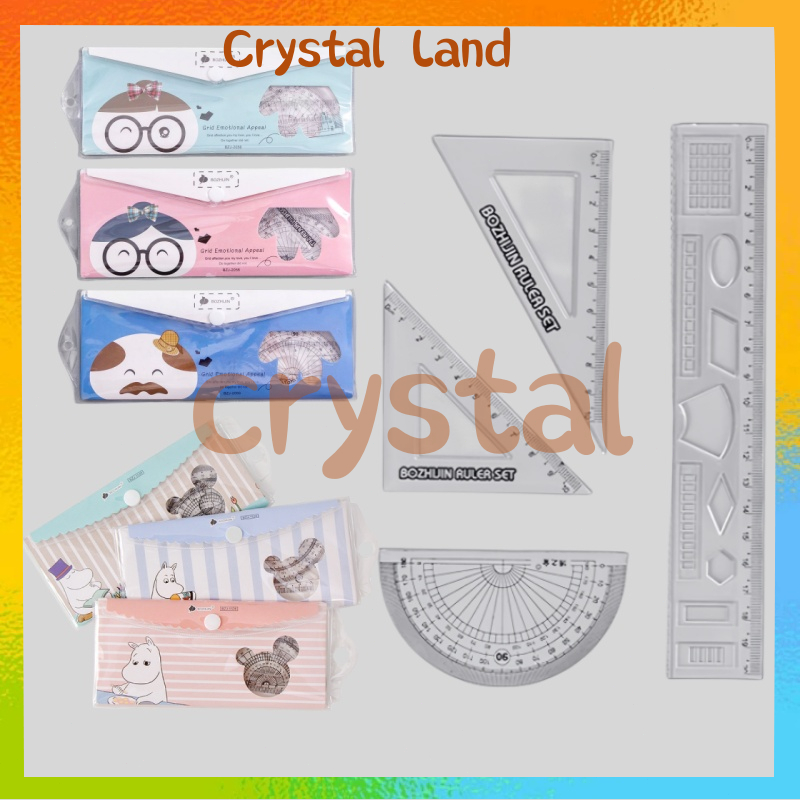 

Penggaris Set Isi 4Pcs / Penggaris Fancy / Penggaris Karakter / Rules Penggaris Plastik Set / 4Pcs Penggaris Kartun
