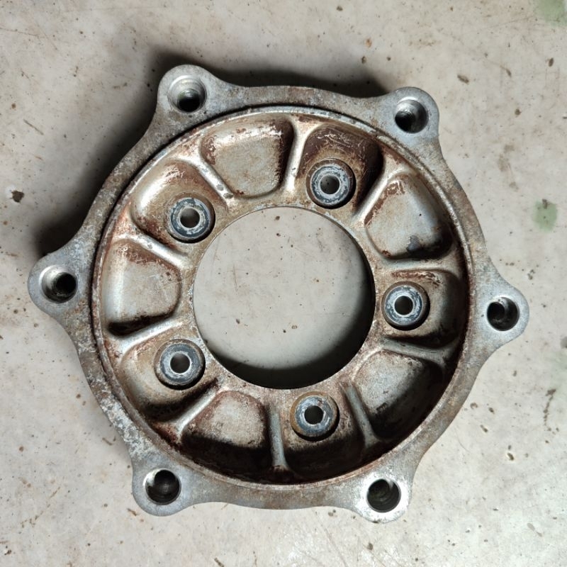 plendes tiger, adaptor cakram depan tiger lama/megapro lama original copotan