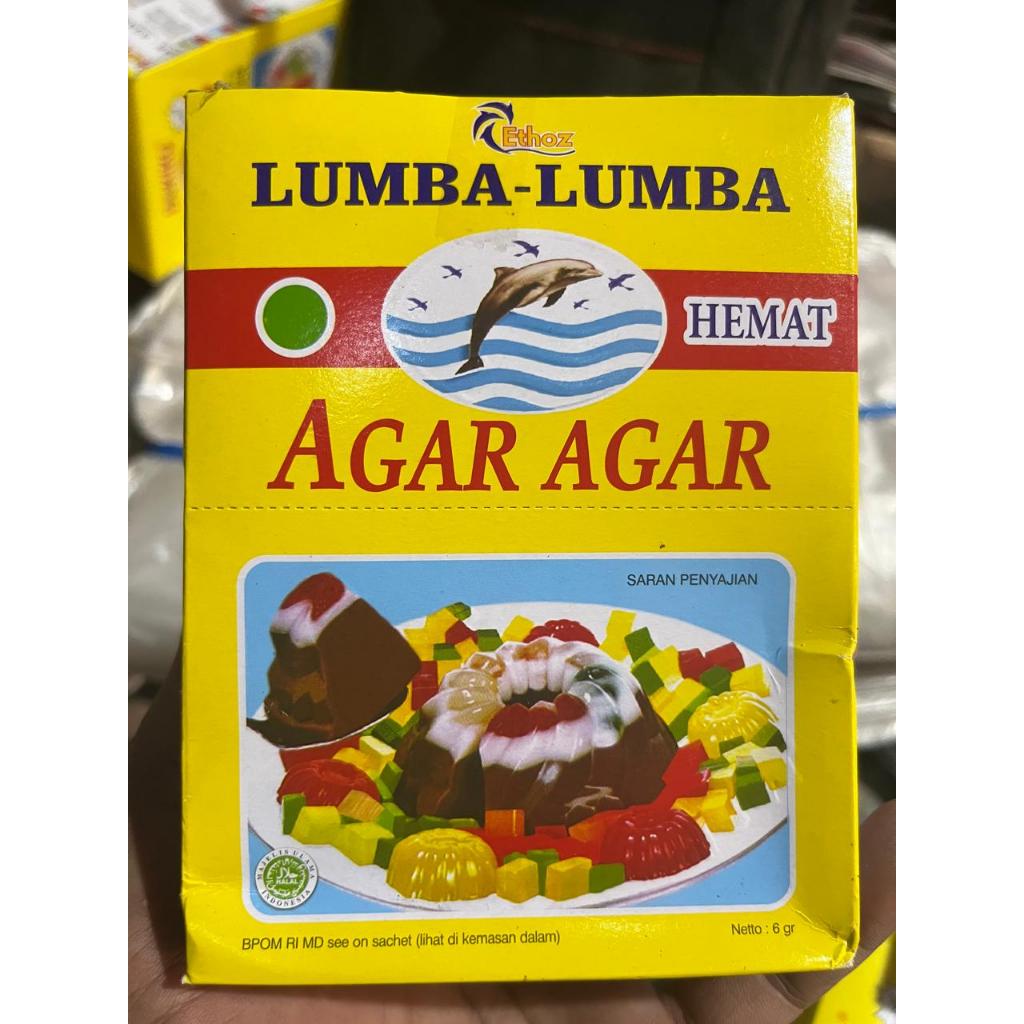 

Agar-agar Powder Bubuk 1 BOX LUMBA-LUMBA