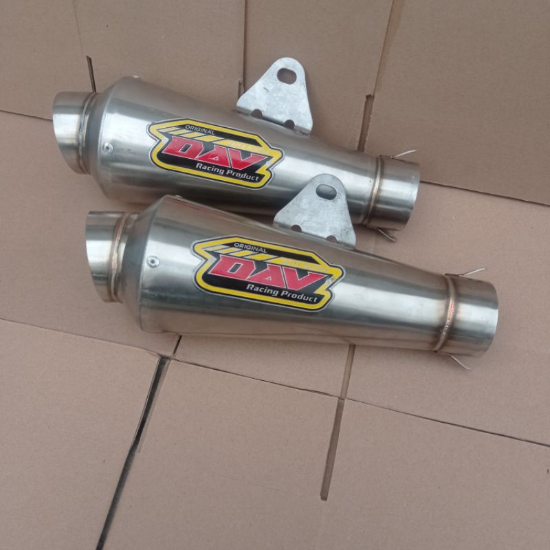 Silencer only mp3 original DAV RACING Bore-Up knalpot harian