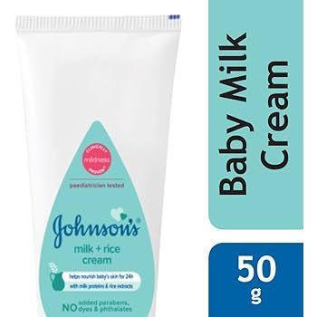 JOHNSONS baby cream MILK+RICE 50gr