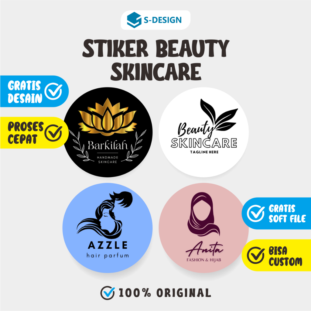 

STIKER KECANTIKAN / STIKER SKINCARE / STIKER LULUR / STIKER BEUTY / STIKER LUTION / STIKER BEDAK / STIKER LABEL / STICKER LABEL / STIKER CUSTOM / STICKER CUSTOM / CETAK STIKER / CUTTING STIKER / REMBO PRINTING