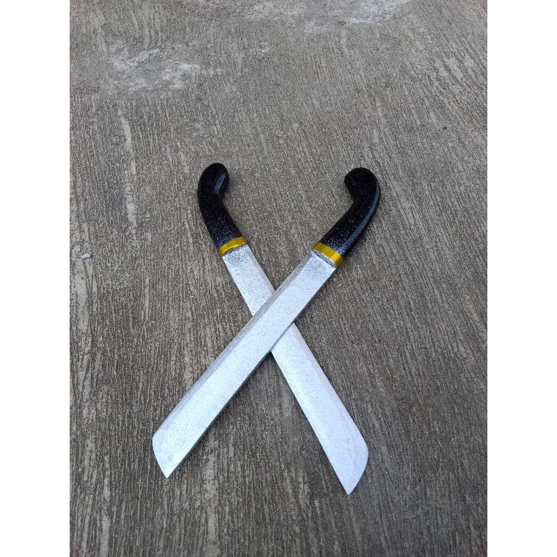 mainan golok anak anak dari kayu/golok silat betawi/golok IPSI/palang pintu/golok Betawi/golok golok