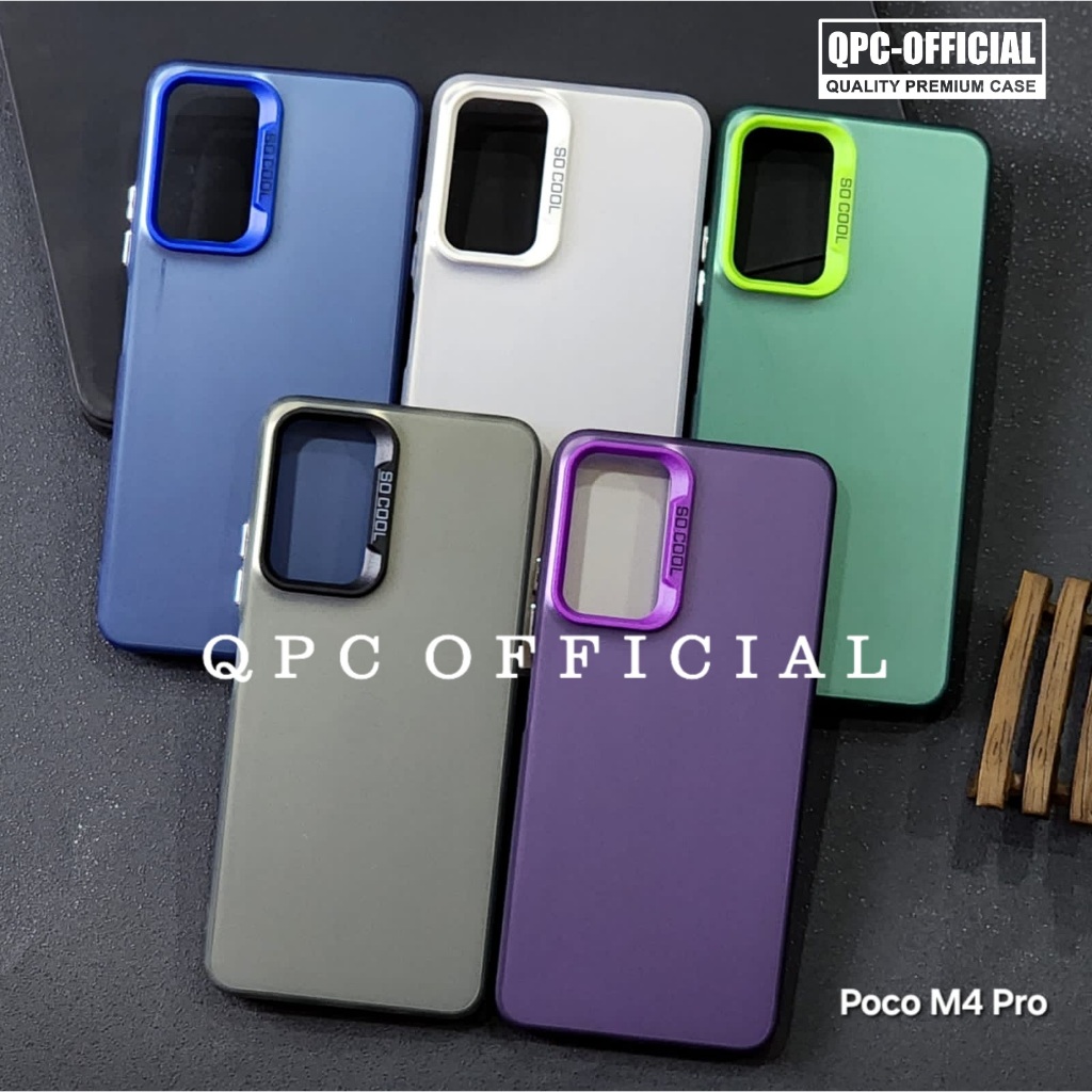 Case Poco M4 Pro Case IMD Hologram Case Hybrid Poco M4 Pro