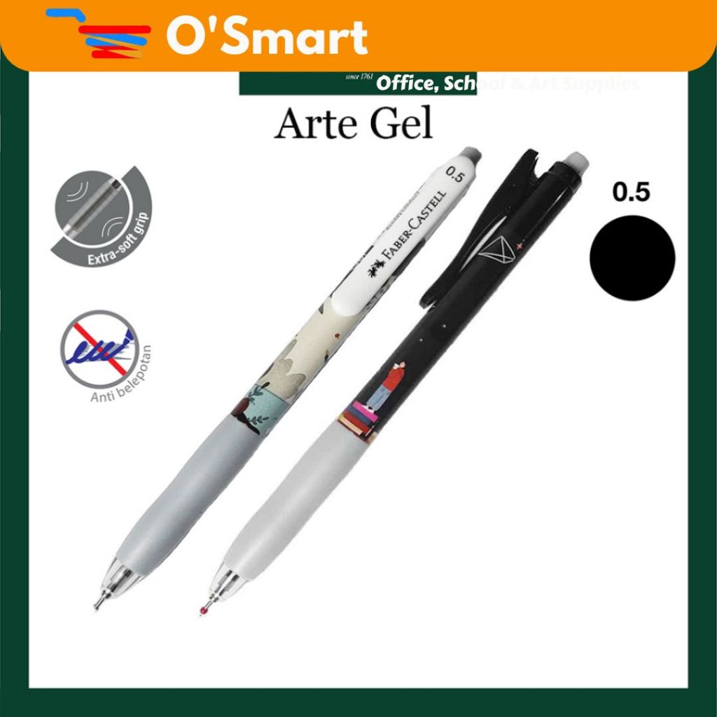 

Faber Castell Pena Arte Gel 0.5 Hitam 642899