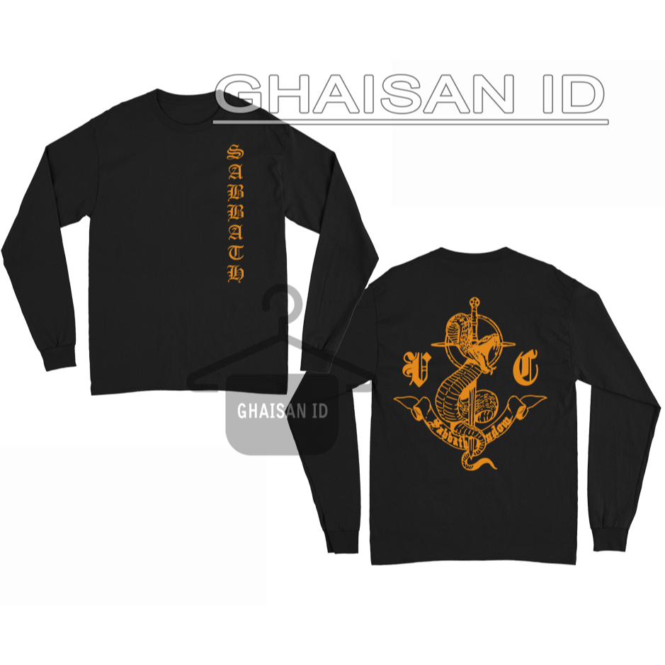 Kaos baju lengan panjang Outfit Joker Windbreaker Bike Sabbat Crew