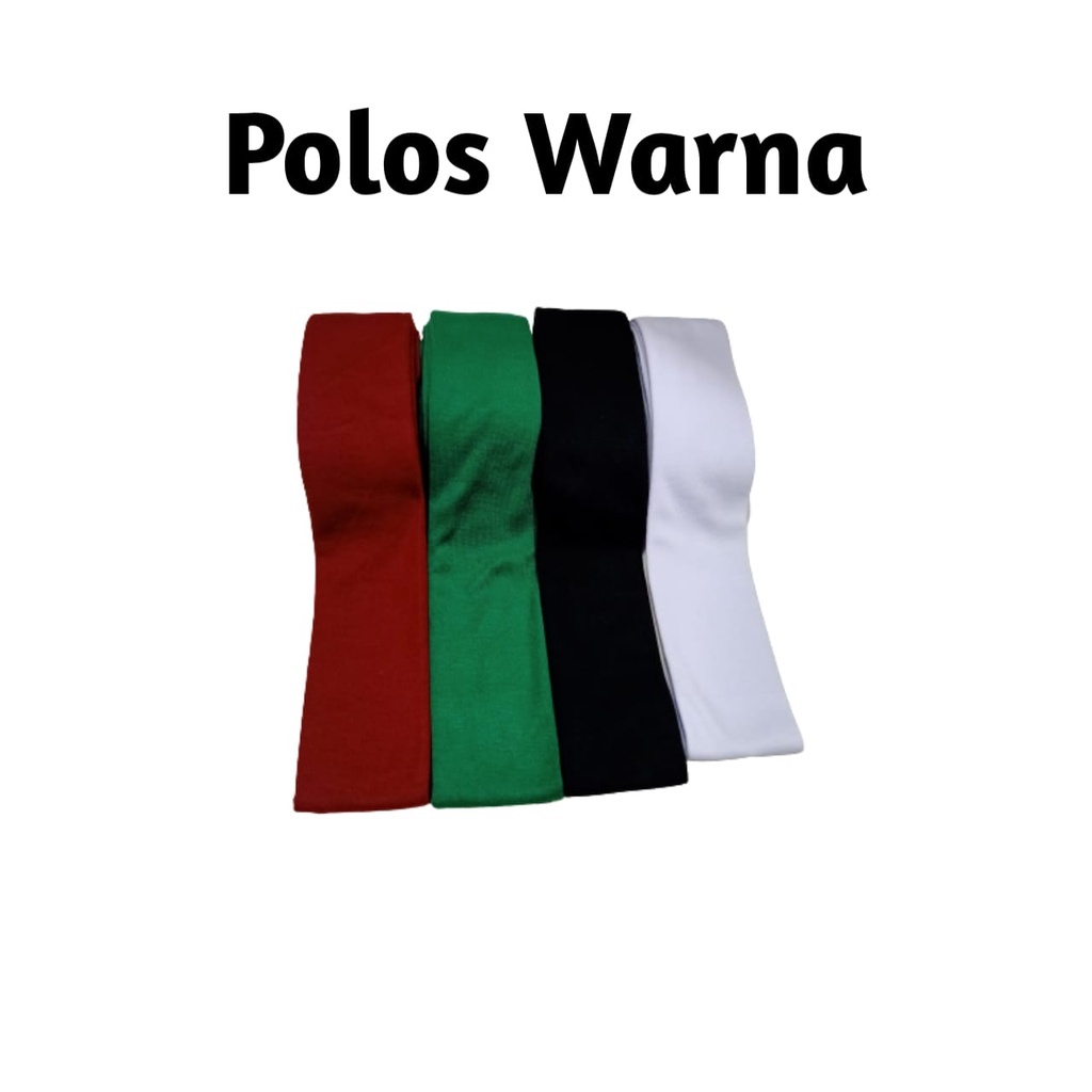 Sorban Imamah Polos Panjang 3 Meter Rida Sorban Panjang