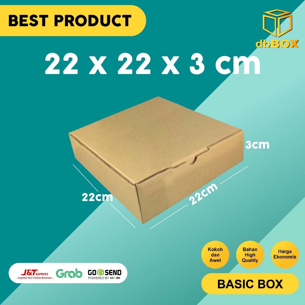 

( 10 Pcs ) Kardus uk. 22x22x3 cm...Die Cut untuk kotak Aksesoris dll, model box pizza