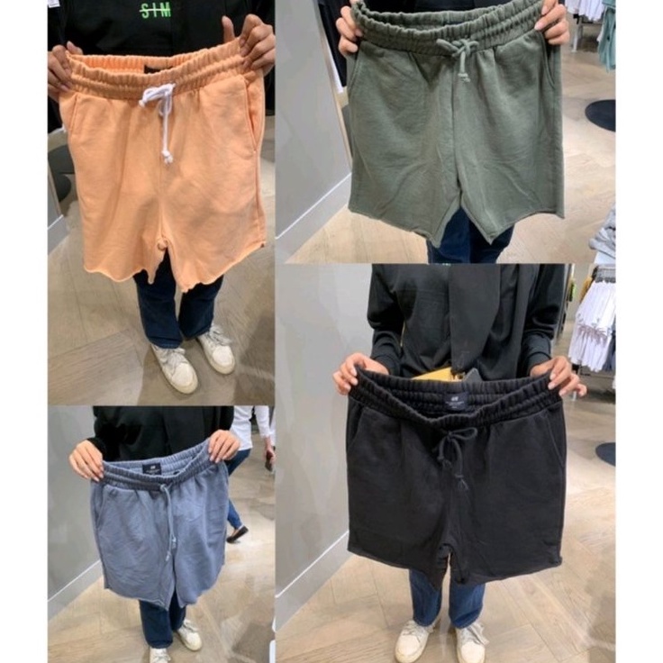 Good Order CELANA PENDEK HM GULUNG short pants hnm pria short pants hm wanita