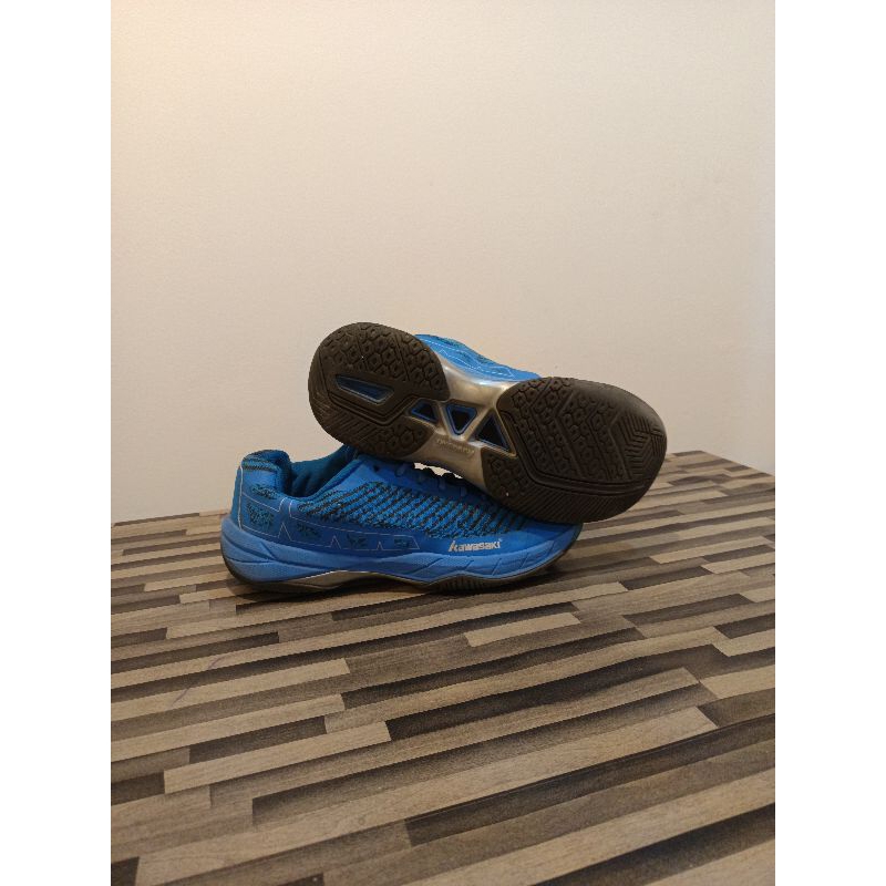 Sepatu Badminton Kawasaki K-353 size 41 inshole 26,5 cm bekas Good Original