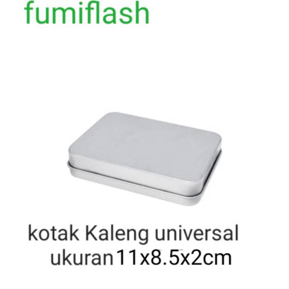 XG34448 Kotak kaleng besi besar universal usb tanpa jendela