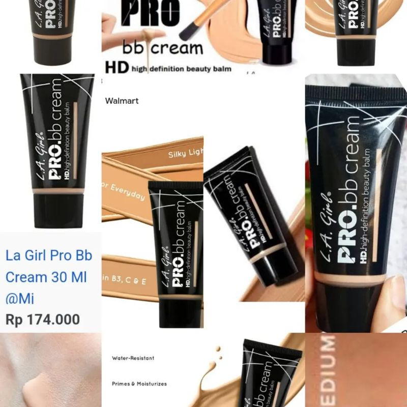 BB Cream LA Girl Pro BB Cream Hd High Definition Beauty Balm Light Medium