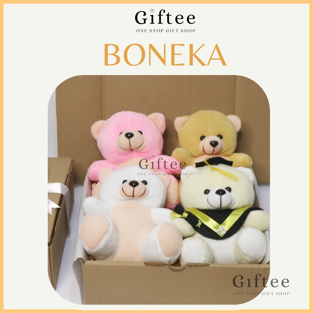 Grosir Boneka Beruang Mini Polos Ukuran Xs 13Cm Boneka Bear Boneka Doll Lucu Bouquet Buket Gift Kado