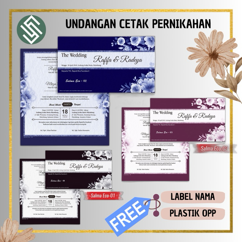 UNDANGAN PERNIKAHAN TERMURAH | UNDANGAN PERNIKAHAN MEWAH ELEGAN GLOSSY