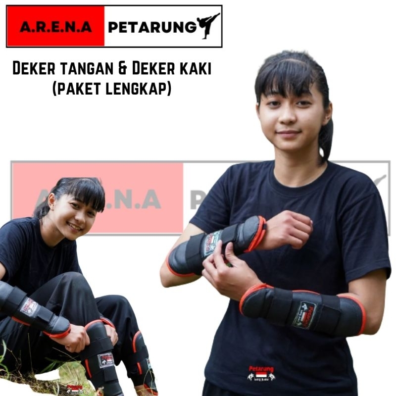 Deker kaki , deker tangan pelindung silat/pelindung silat /peding kaki