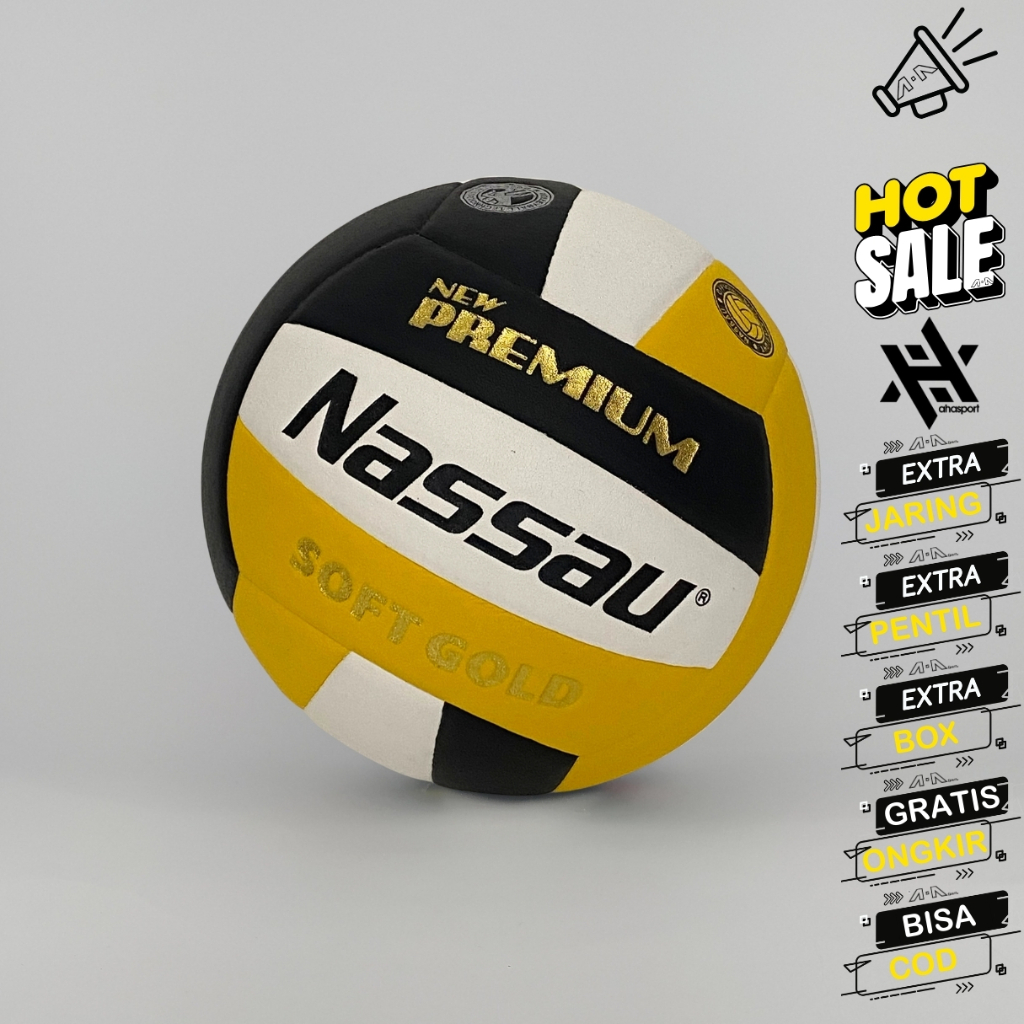 NASSAU Bola Voli original bola voli Volly Voly NASSAU NEW PREMIUM ORIGINAL MATCH bola voli original 