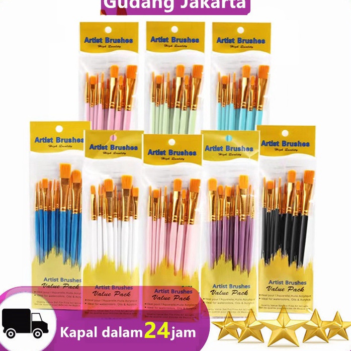 

Super Premium 1PCSSET Brush Kuas Cat Air Cat Minyak Lukis Acrylic