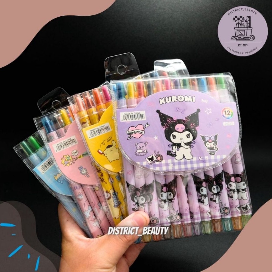 

Murah Diskon CRAYON PUTAR SANRIO KRAYON MEWARNAI KRAYON TWIST ROLLING MOTIF KUROMI CINAMOROL PURIN MELODY