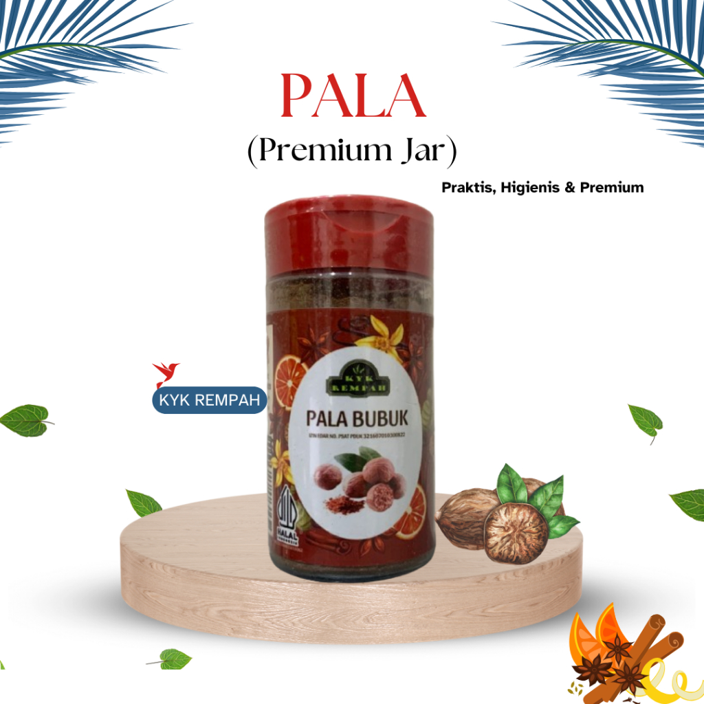 

Pala Bubuk Premium [ JAR ] | Bubuk Pala Bumbu Dapur Praktis