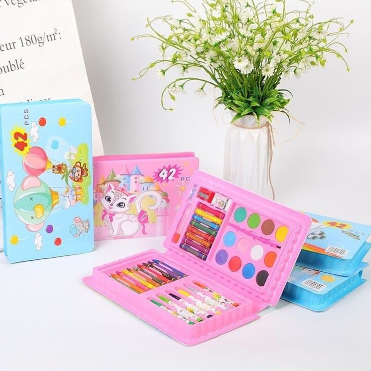 

Hot Quality CRAYON MEWARNAI 42PCS CRAYON LUKIS ANAK 42PCS SET PENSIL WARNA ANAK