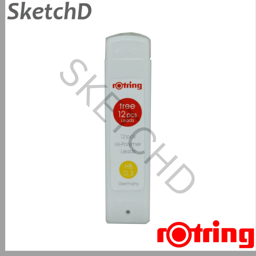 

Isi pensil mekanik Tikky HB 0.3 Hi-Polymer Rotring Ziegel Mechanical Pencil Lead Refill