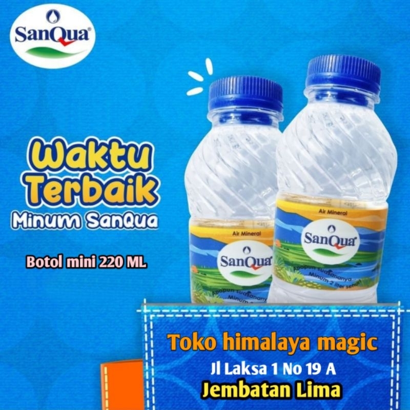 SanQua botol mini 220 ML 1 Karton