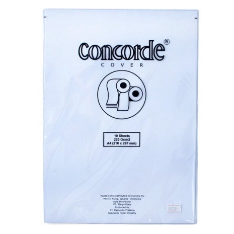 

Promo Murah Kertas Concorde Cover Laid A4 22 gr