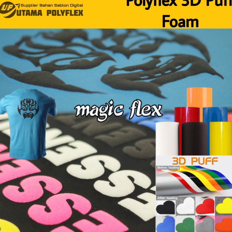 

Diskon Populer Polyflex 3D Foam Puff Timbul Premium Quality Magic Flex Best Seller
