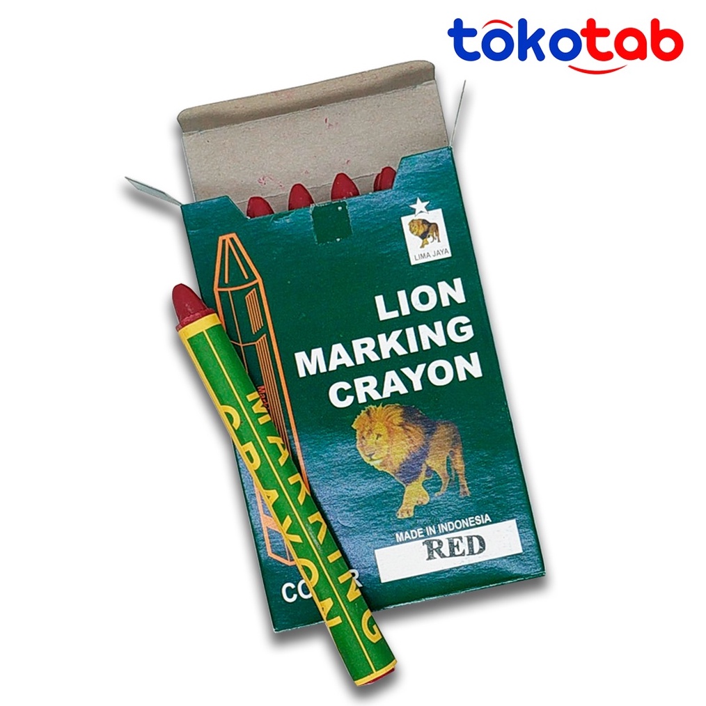 

KODE S4I3 Tokotab Krayon Crayon Lion Marking Pen Penanda Pewarna