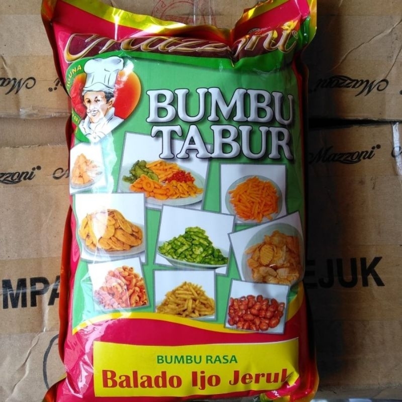 

Mazzoni bumbu tabur rasa balado ijo jeruk 1kg