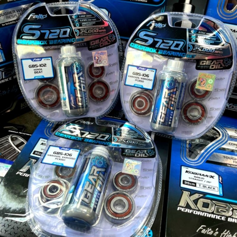 BEARING GEARBOX FAITO S720 BEAT SCOPY VARIO MIO NMAX LAHAR GARDAN FAITO S720 LAHER GEARBOX FAITO S72