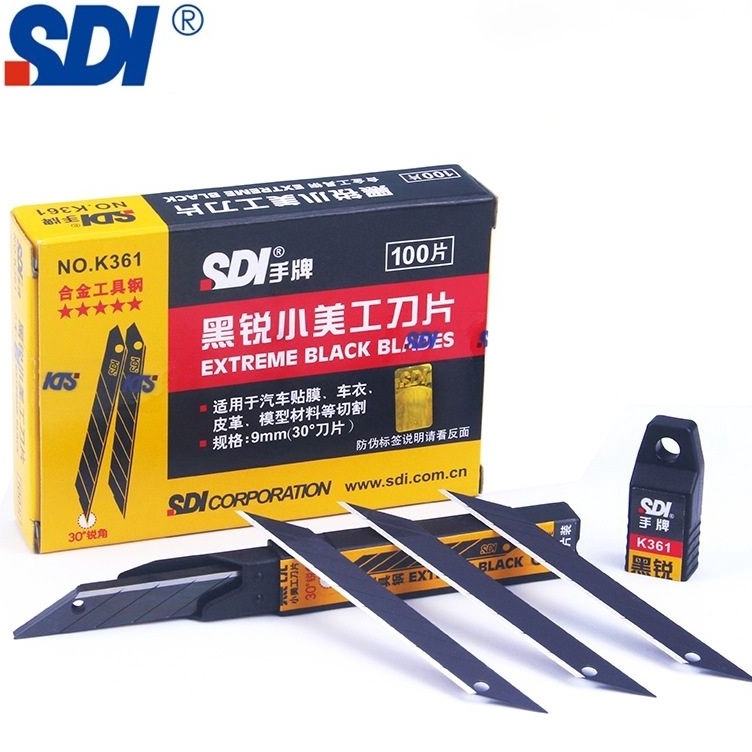 

Sedang Diskon SDI isi cutter refill extreme black alloy steel SK2