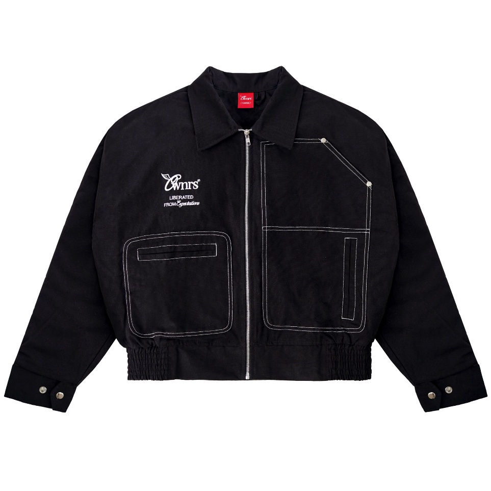 Termurah Owners Boxy Work Jacket  Liberate  Jaket Hitam Terlaris