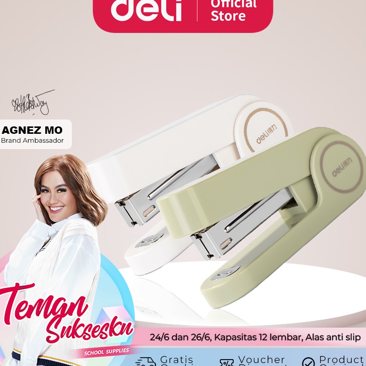 

Langsung Beli Deli Stapler Staples Kapasitas 12 Lembar Bahan Tebal TA32