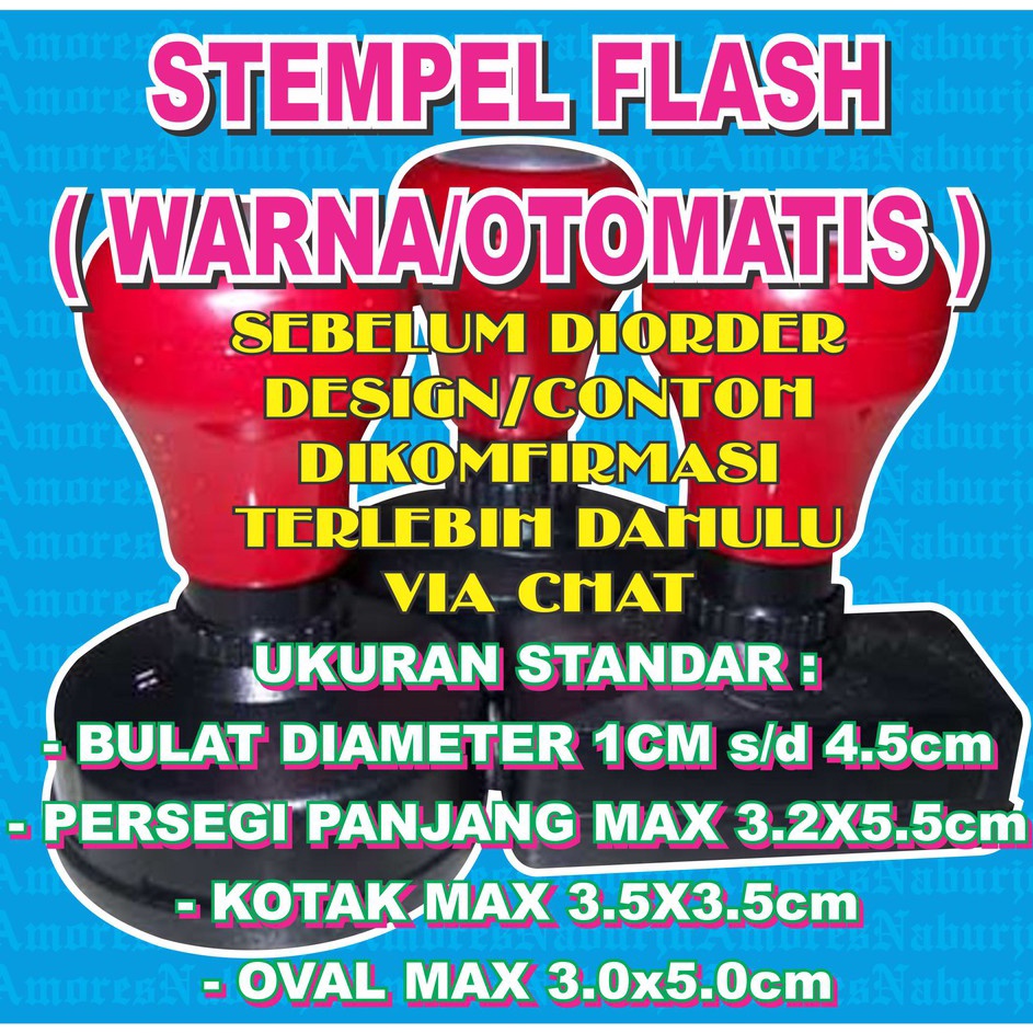 

Best Price STEMPEL FLASH WARNAOTOMATIS 1 WARNA