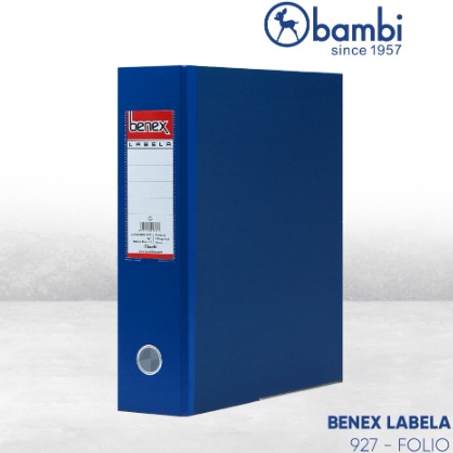 

Get It Benex Labela Ordner Folio JUMBO SIZE 75 mm Lever Arch File kode 927