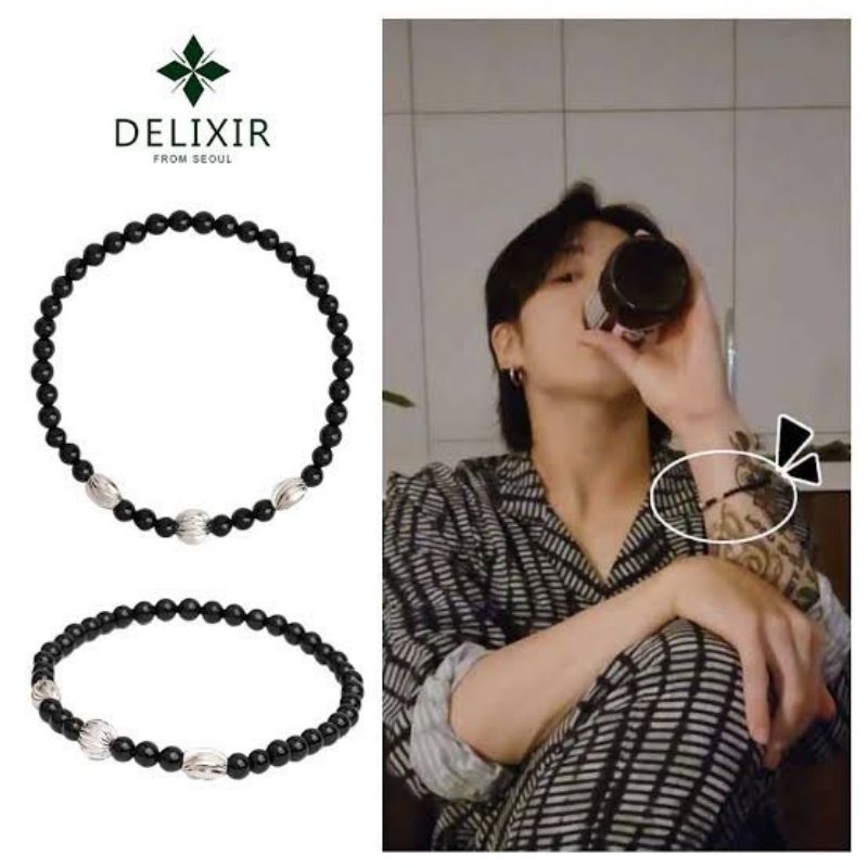 onyx Bracelet by BTS Jungkook