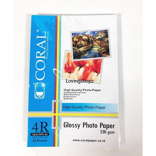 

Kualitas Terpopuler Kertas Foto 4R 23 gram Kertas Foto PostCard Kertas Foto 4R Coral