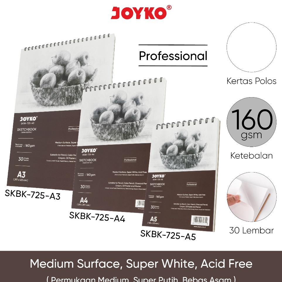 

Obral Populer Joyko Drawing Sketch Book A5 A4 A3 PROFESSIONAL Buku Gambar Sketsa