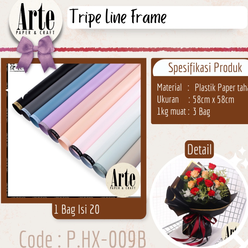 

Serba Berkualitas 2 Lembar Cellophane Frame Matte Jendela List Sinowrap Ori Kertas Buket Bunga Korean Waterproof Flower Wrapping Paper Calor Kado Arte Grosir Florist Supply Jakarta Bekasi PXJYQYZ