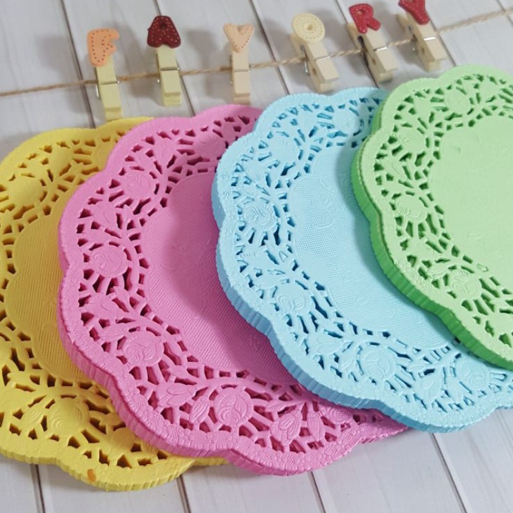 

Hadir Surprise Paper Lace Doilies 65 Inch Warna Kertas Alas Renda isi 1lmbr